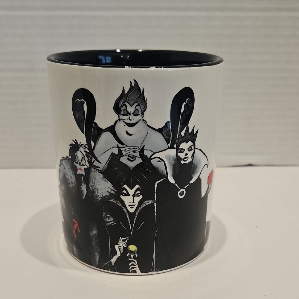 Disney Black and White Villains Ceramic Coffee Mug